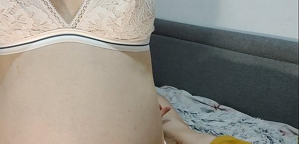  9TH MONTH PREGNANT COCK RIDE AND CUM